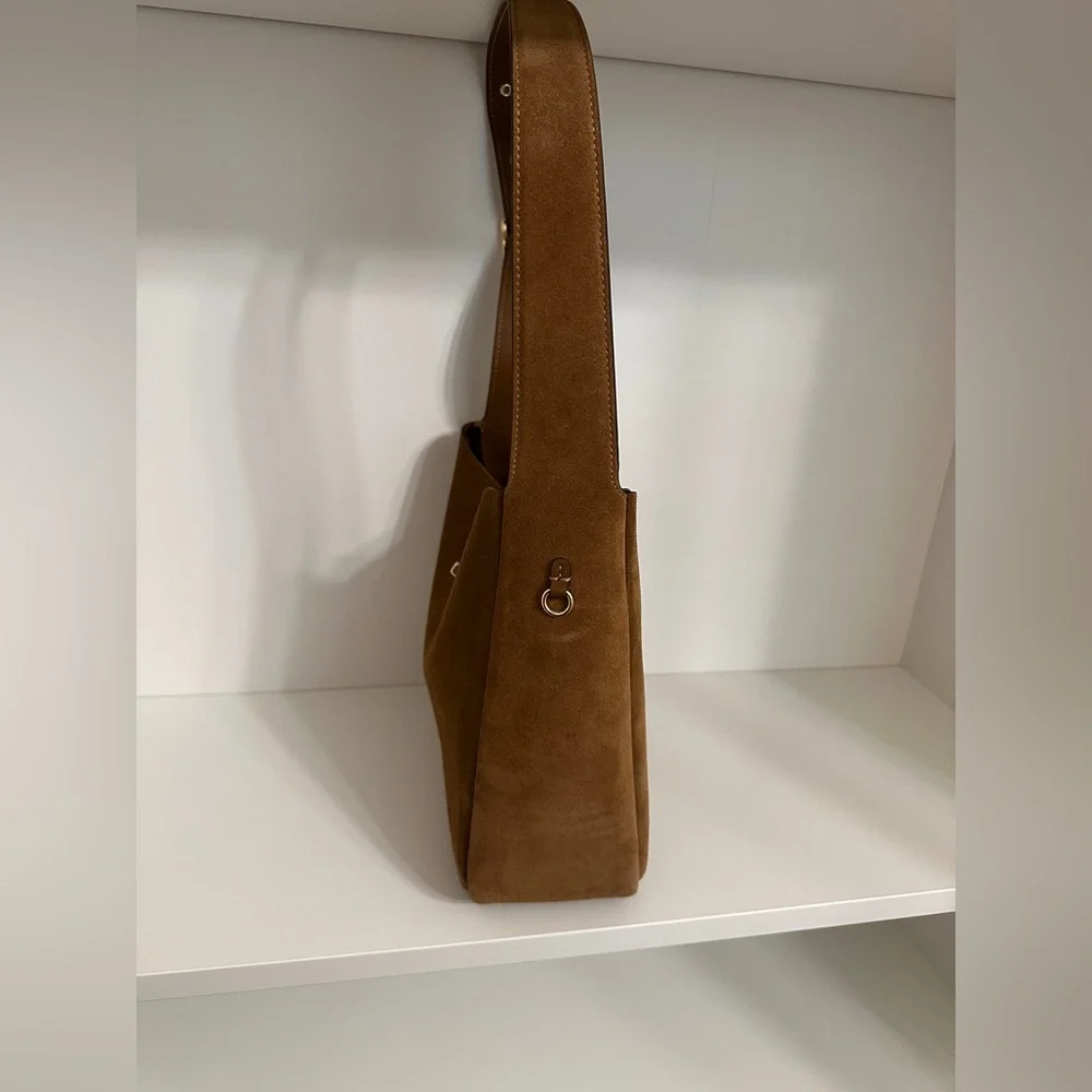 Coach Hadley Convertible Crossbody Bag In Suede - Picture 5 of 8